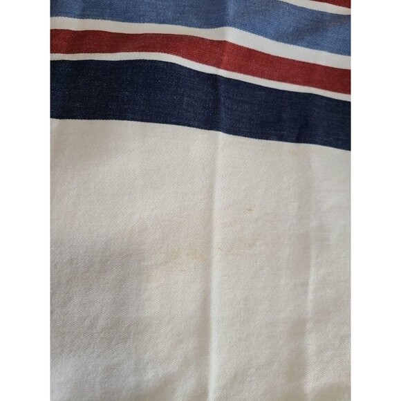 Home Crew Stripe Cotton Shower Curtain 100% Cotton Fabric Home Decor - Picture 3 of 5